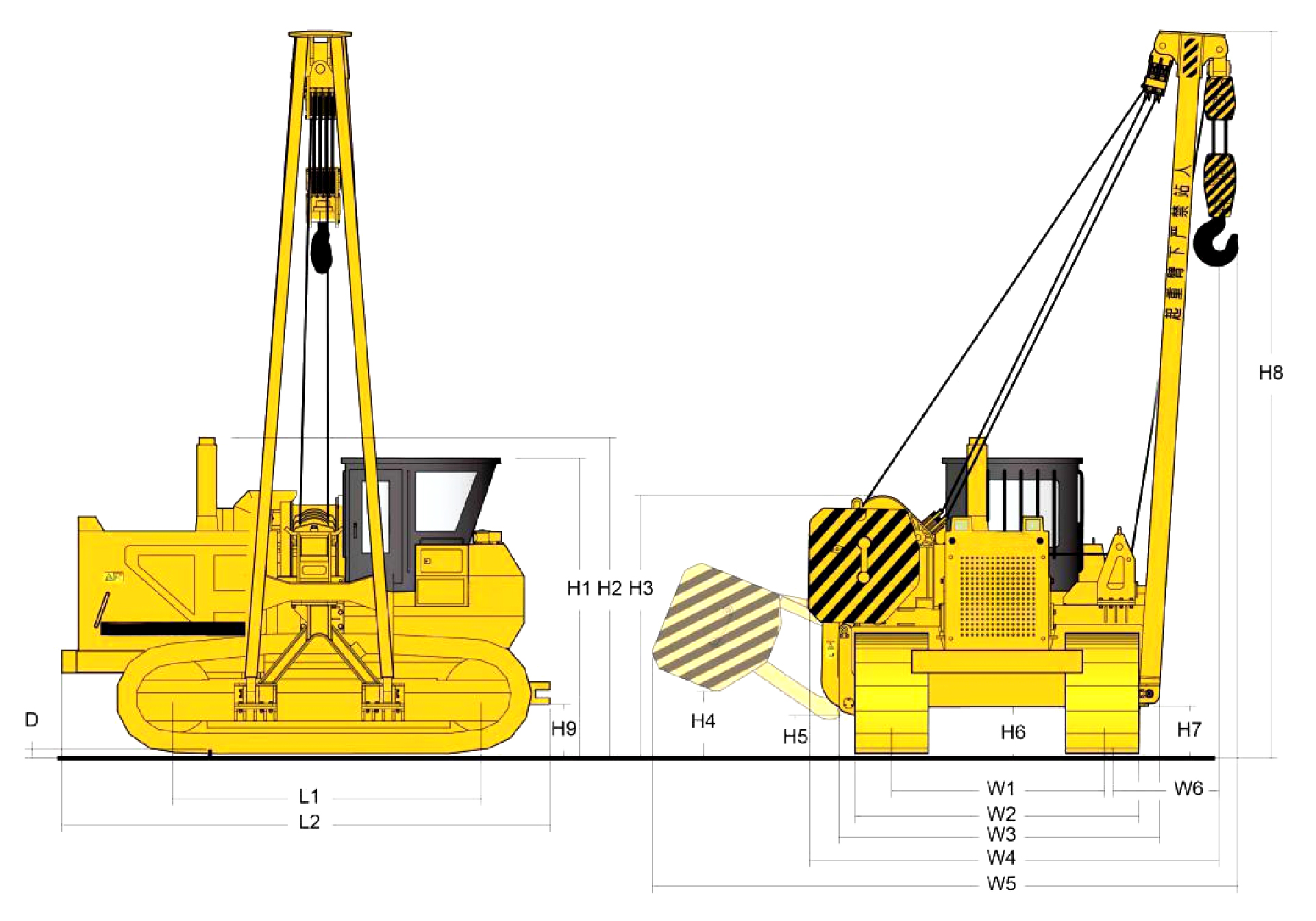 TRYBERG TGY45 crawler pipelayer